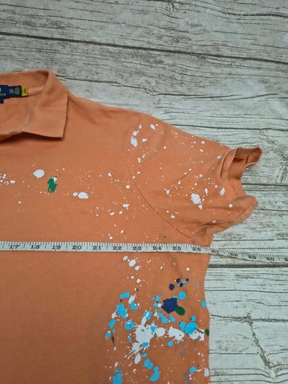 Polo Ralph Lauren Classic Fit Paint Splatter Polo Shirt XXL